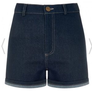 High rise denim shorts NWT